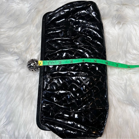 Brighton Black Textured Clutch with Elegant Design - Picture 6 of 6
